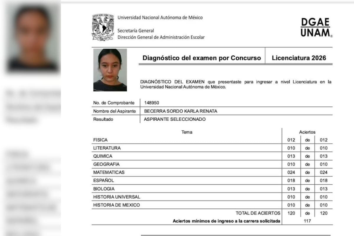 Joven de Macuspana logra 120 aciertos de 120 en el examen de la UNAM y obtiene en su primer intento un lugar para estudiar Medicina