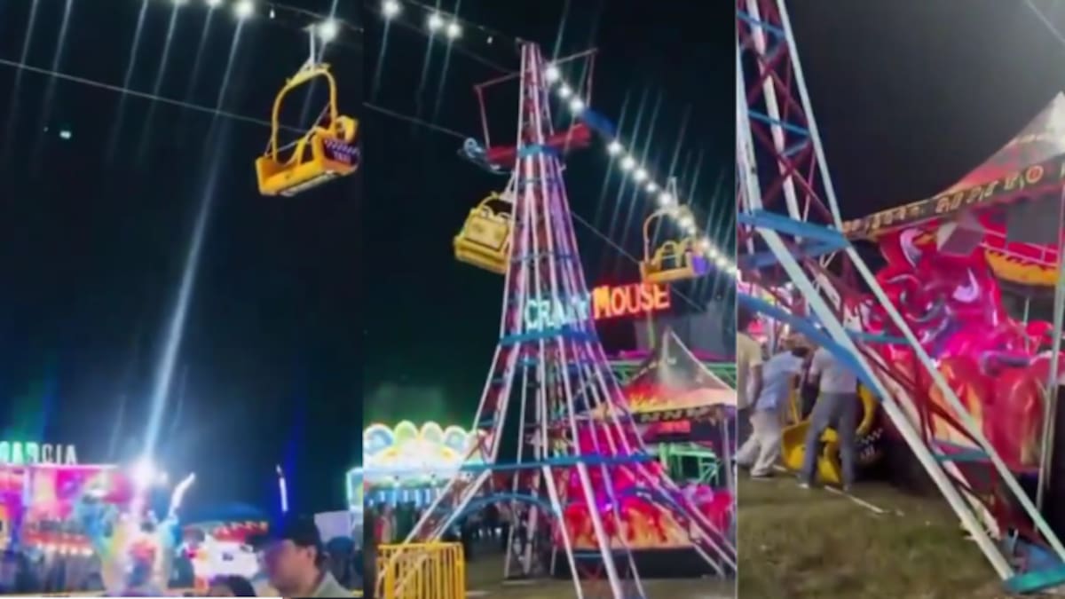 VIDEO: Cabina de teleférico cae en la Feria Carmen 2026; suspenden la atracción para una inspección