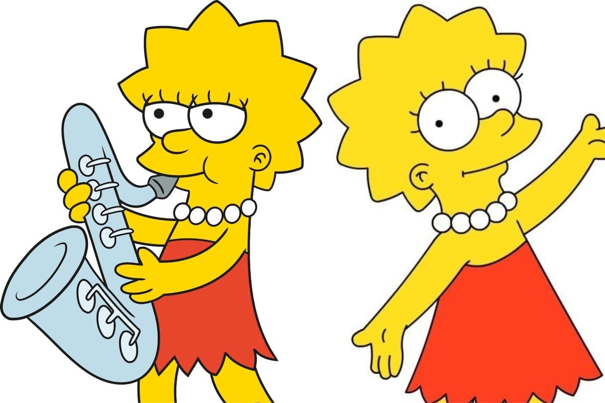 La IA se imaginó a Lisa Simpson ¡muy realista!