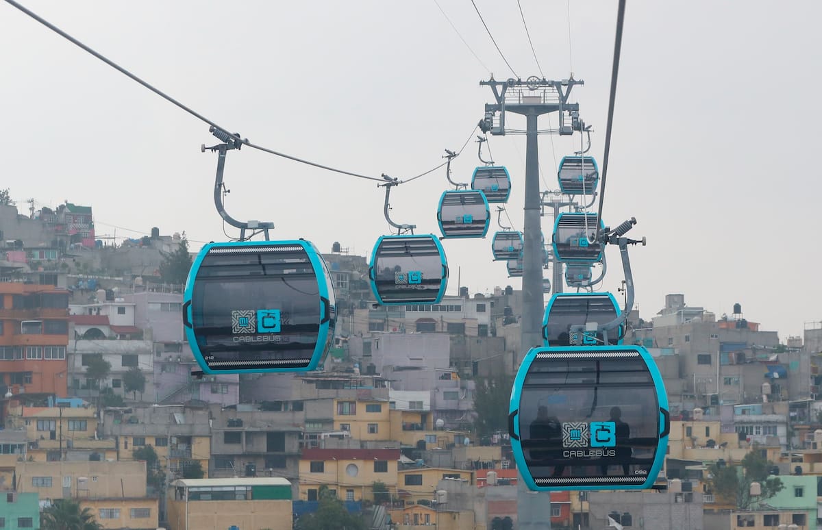 Algunas de las medidas que se contemplaban dentro de este proyecto, fue la implementación del teleférico de la Ciudad de México./ Foto: EFE- Mario Guzmán.