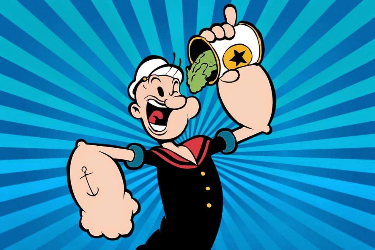 Popeye el marino: así de fuerte y musculoso se vería en la vida real según la IA