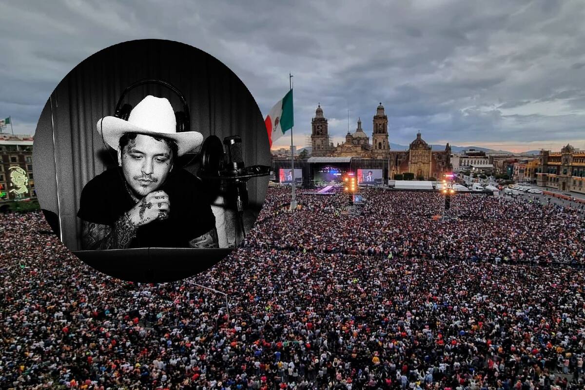 ¿Christian Nodal en el Zócalo después de Grupo Firme?
