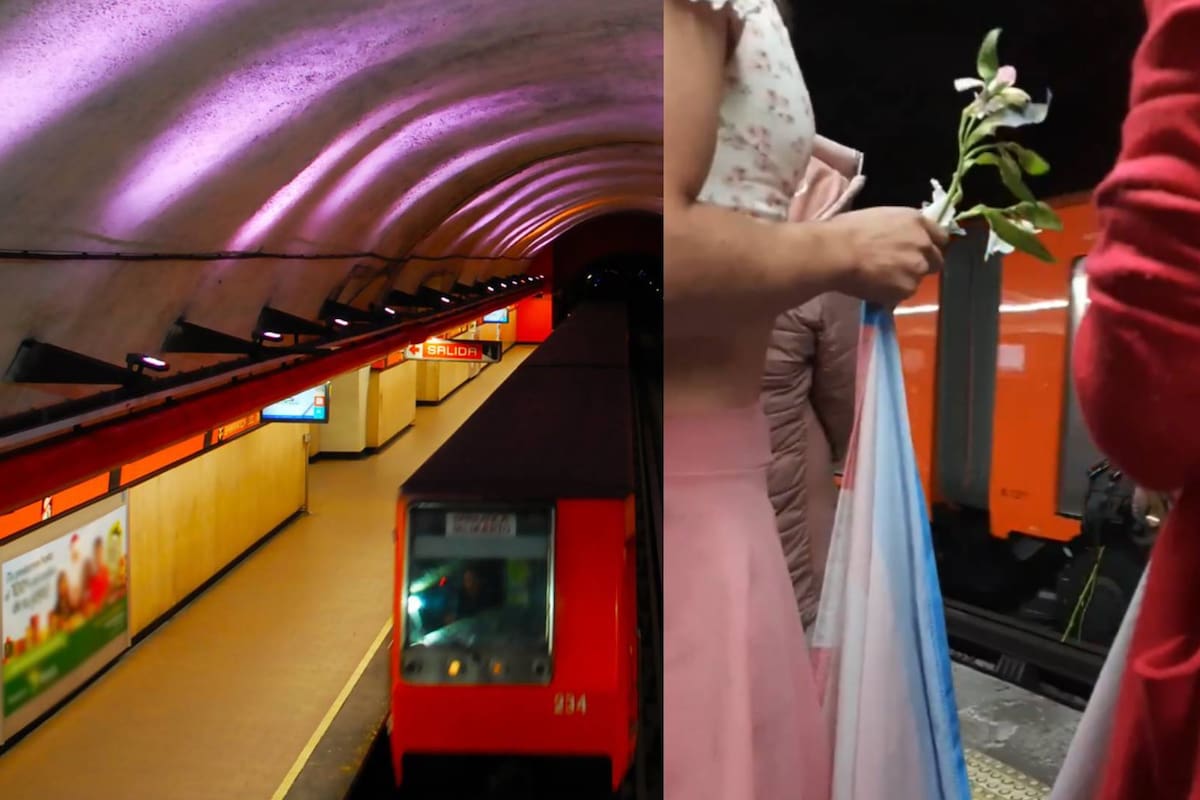 “Venimos a mostrar amor frente al odio”: Comunidad trans se manifiesta en el Metro CDMX contra la discriminación y la violencia