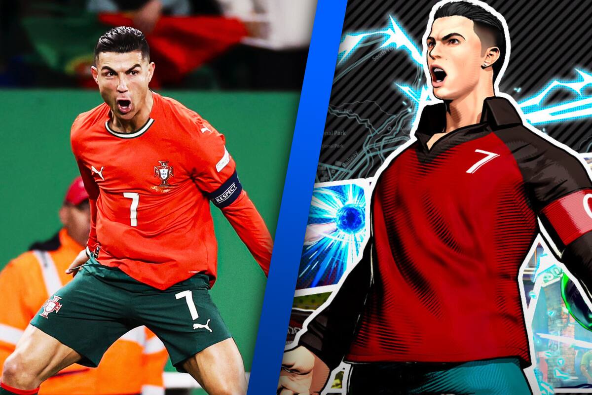 Así se ve Cristiano Ronaldo como personaje en el videojuego “Fatal Fury”