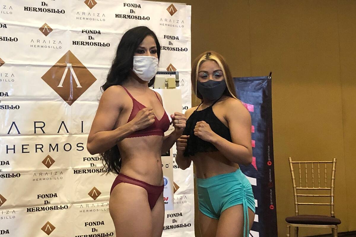Sulem Urbina y Tania García vencen a la báscula y suben mañana al ring