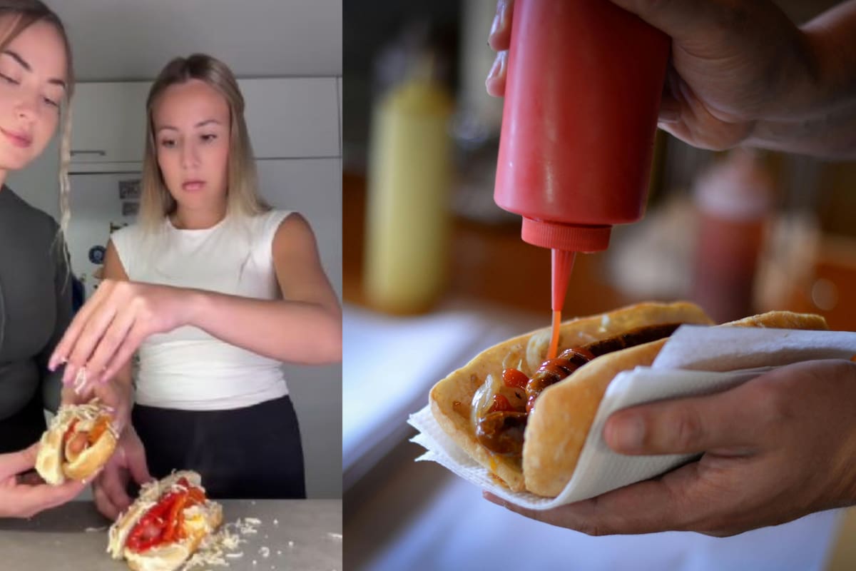 Tiktokers extranjeras son funadas por intentar cocinar “hot dogs mexicanos”