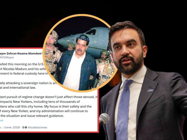 Mientras Nicolás Maduro y su esposa son trasladados a Nueva York para enfrentar cargos por narcotráfico y armas, el alcalde Zohran Mamdani califica la acción militar de Estados Unidos como un “acto de guerra y una violación de la ley”