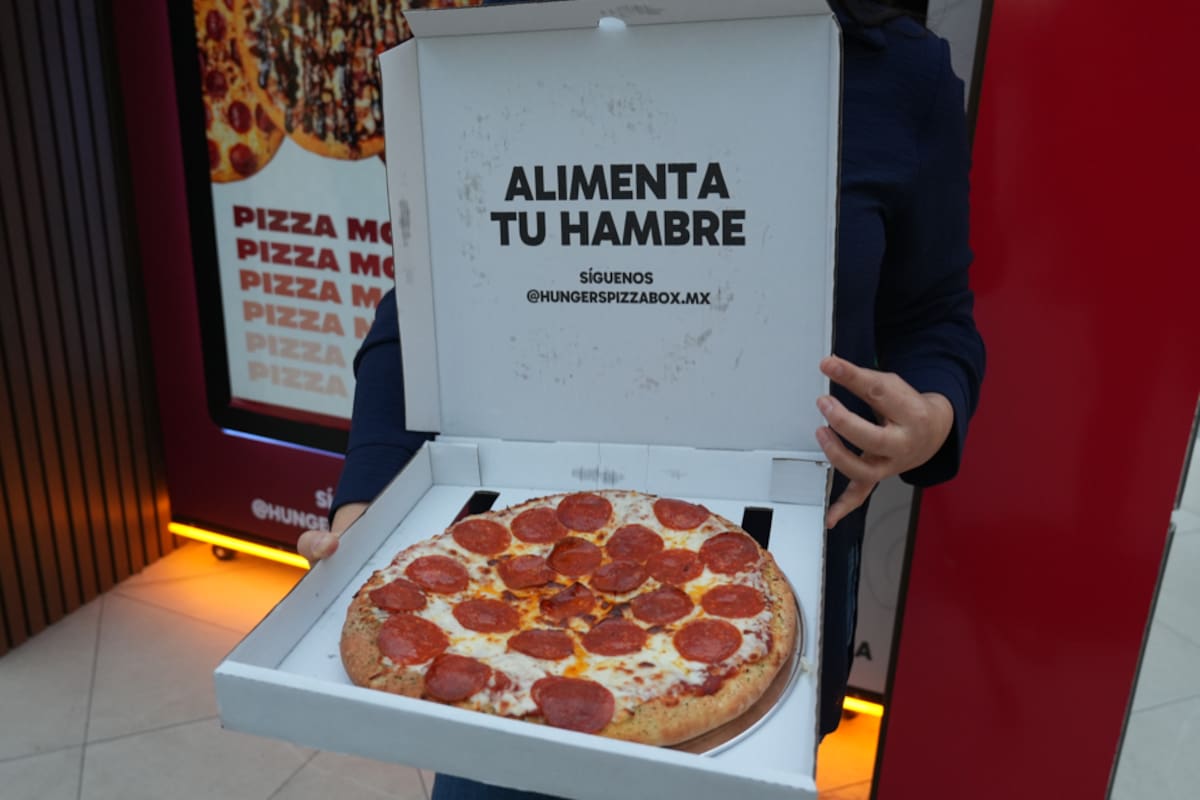 ¿Pizza desde una máquina? Así funciona Hungers Pizza Box