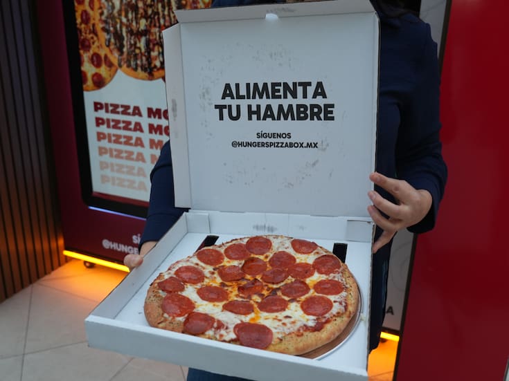 ¿Pizza desde una máquina? Así funciona Hungers Pizza Box