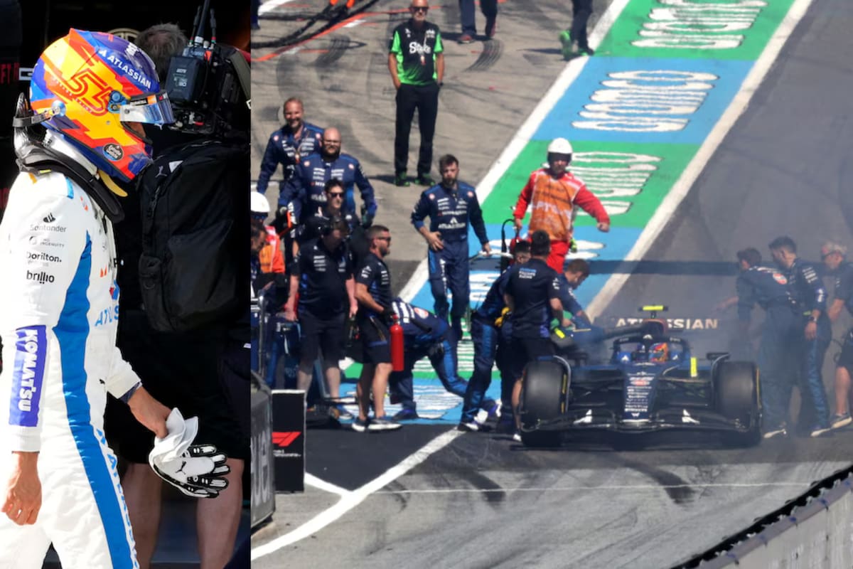 Video: Se incendia monoplaza en el Gran Premio de Austria y deja fuera al piloto Carlos Sainz sin completar una sola vuelta