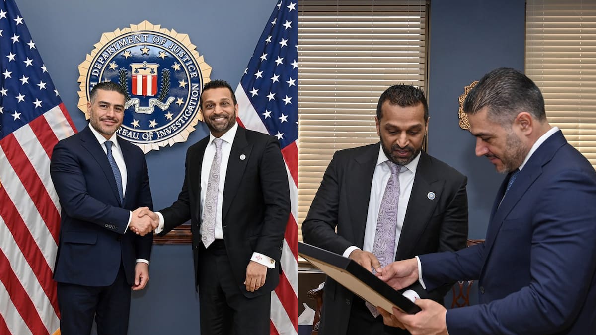 Omar García Harfuch se reúne con el director del FBI en Washington y destaca la captura en México de fugitivos buscados por Estados Unidos