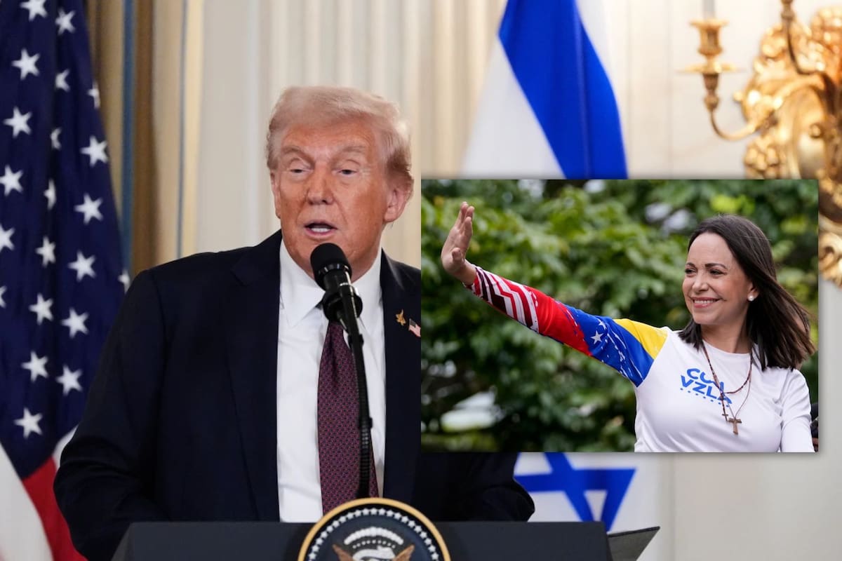 María Corina Machado, ganadora del Nobel de la Paz, dedica su premio a Trump: “Hoy más que nunca contamos con el presidente”, dice