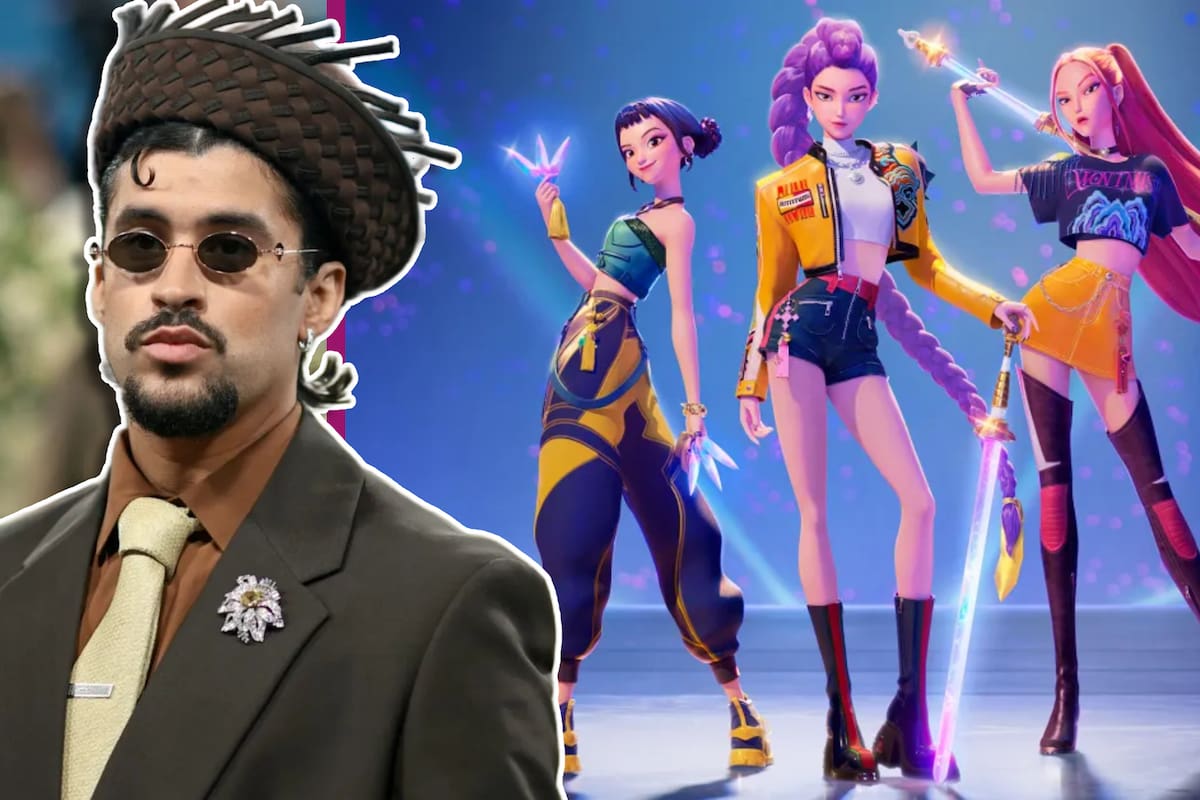 Huntr/x, el grupo de KPop Demon Hunters, sorprende en SNL al salvar a Bad Bunny de un demonio