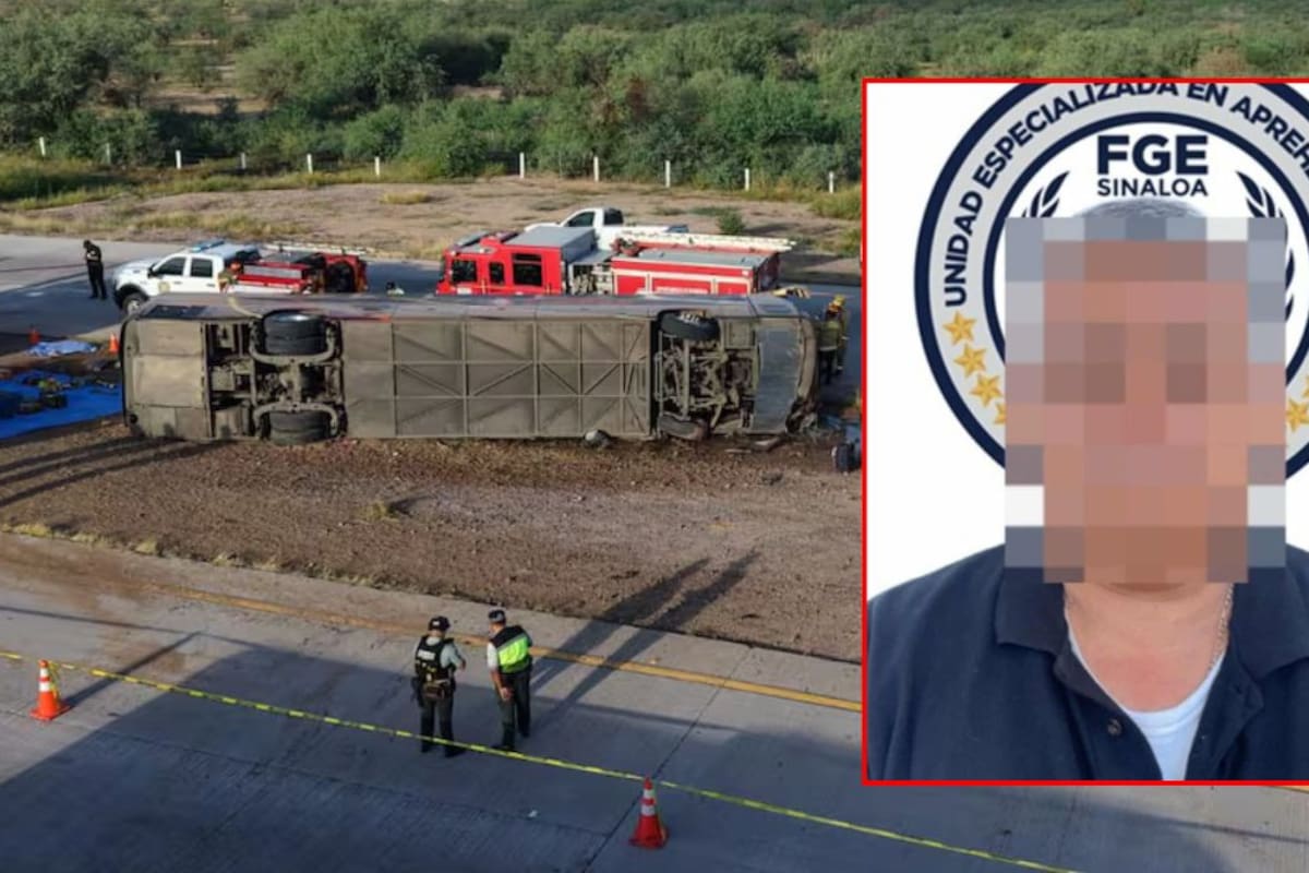 AMIC detalla arresto del chofer alterno del camión de Tufesa tras volcadura en Guaymas-Hermosillo; será trasladado a Sonora y luego internado en el Cereso