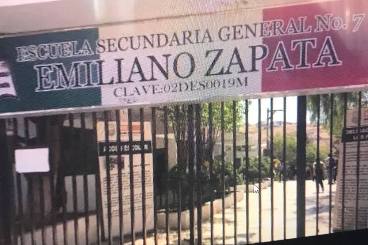 Suspenden clases presenciales por casos de Covid-19 en secundaria de Rosarito
