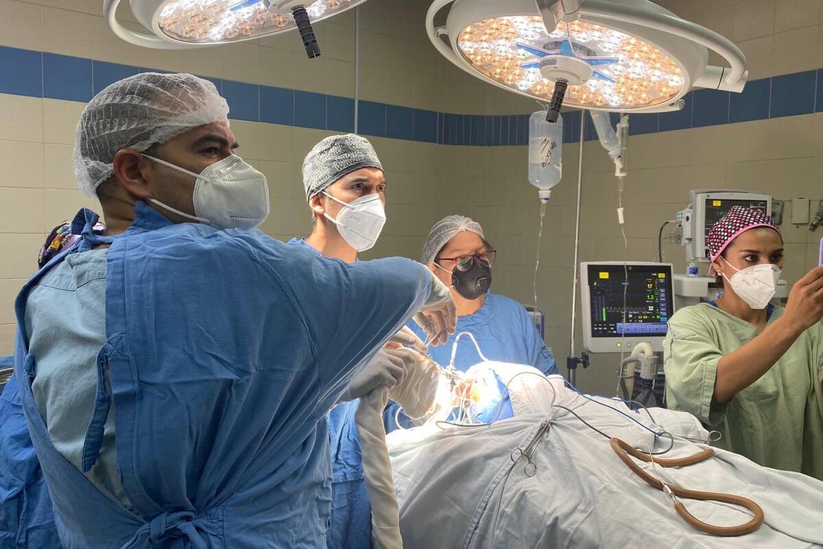 Realizan en IMSS Sonora endoscopía cerebral a bebé