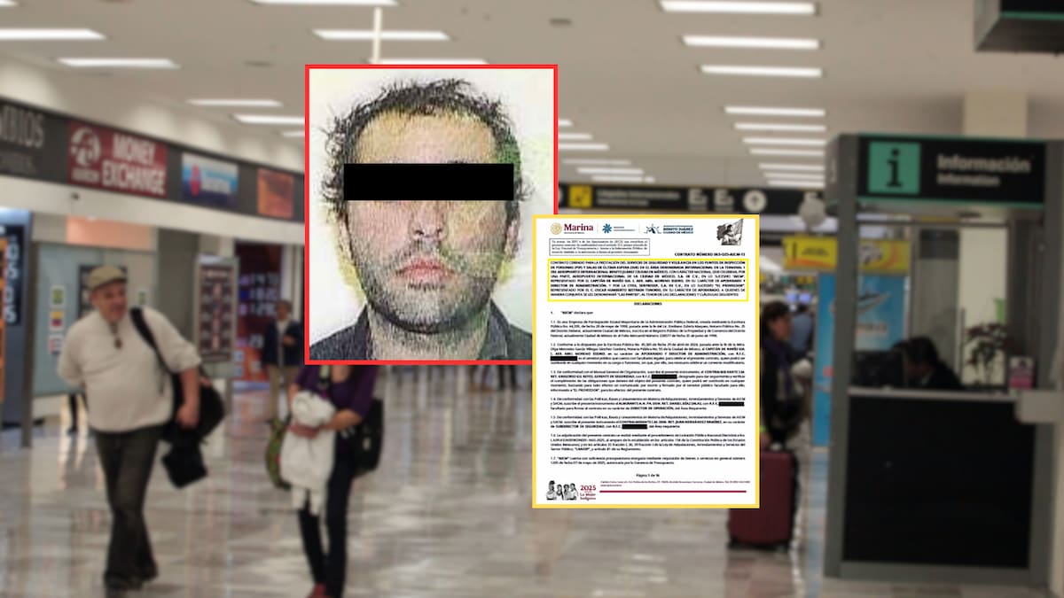 Semar entregó la seguridad del AICM a empresas ligadas a traficantes de armas mediante contratos superiores a 1,194 millones de pesos, a pesar de órdenes de aprehensión y señalamientos oficiales de la FGR
