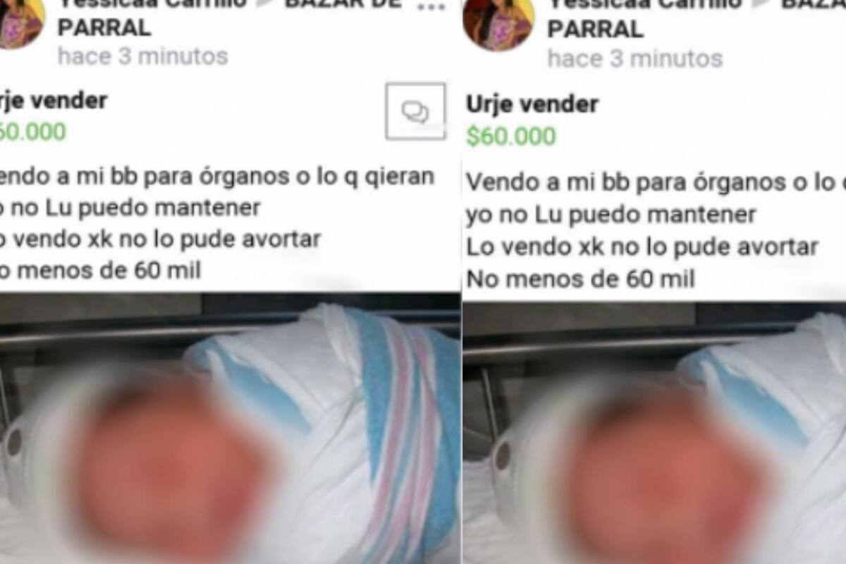 Mujer vende a su bebé en Facebook; no pudo abortar, dice