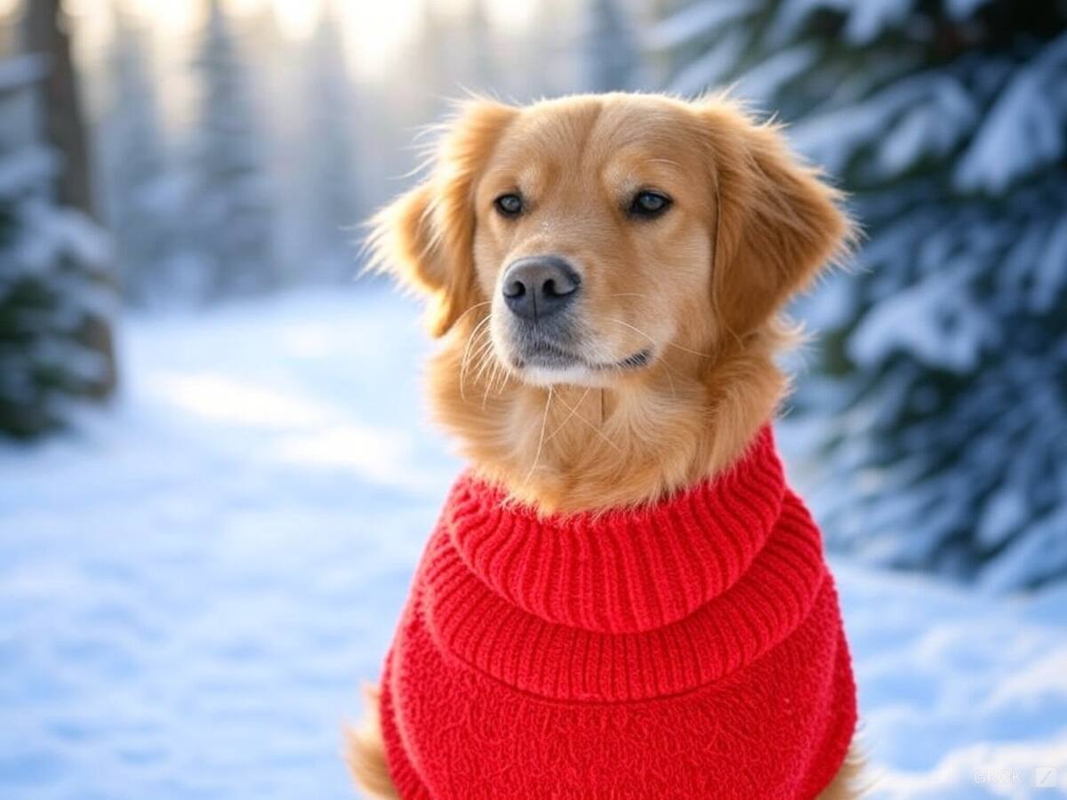 Cómo cuidar a tus mascotas en invierno | Foto: Grok