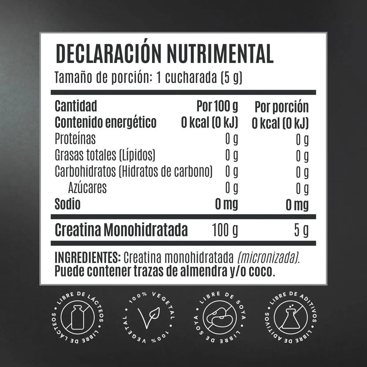Creatina monohidratada | Mercado Libre