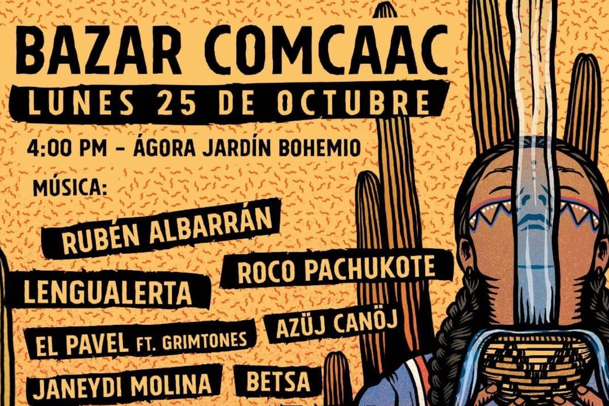 Bazar Comcáac: Artesanías, música y comida en un solo lugar para apoyar a la comunidad