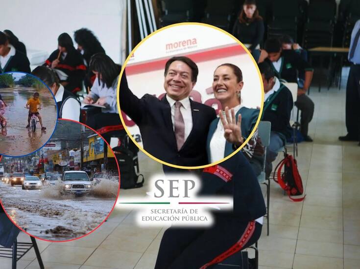 SEP les suspendió las clases a más de 740 mil estudiantes en 12 mil 577 escuelas por las fuertes lluvias y sus afectaciones, y aún no se sabe cuándo regresarán a clases
