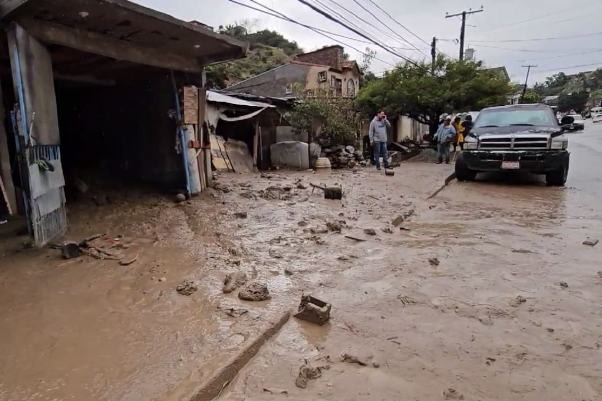 Lluvias en Tijuana: Se quedan sin hogar ni sitio de trabajo