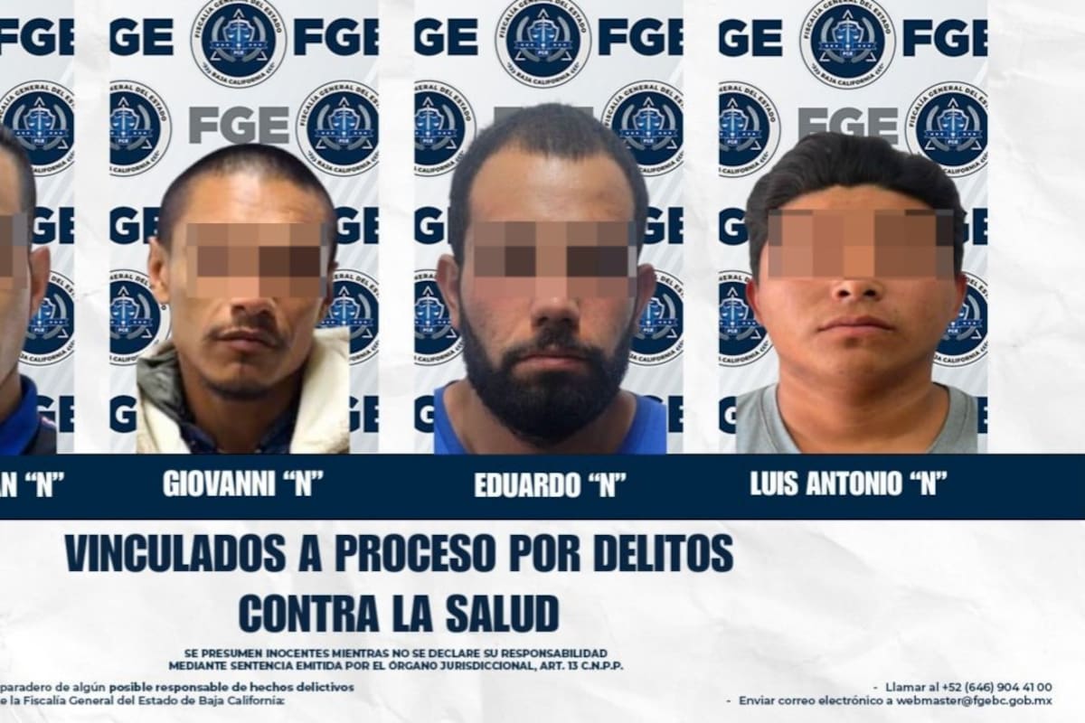 Vinculan a proceso a cuatro personas por narcomenudeo