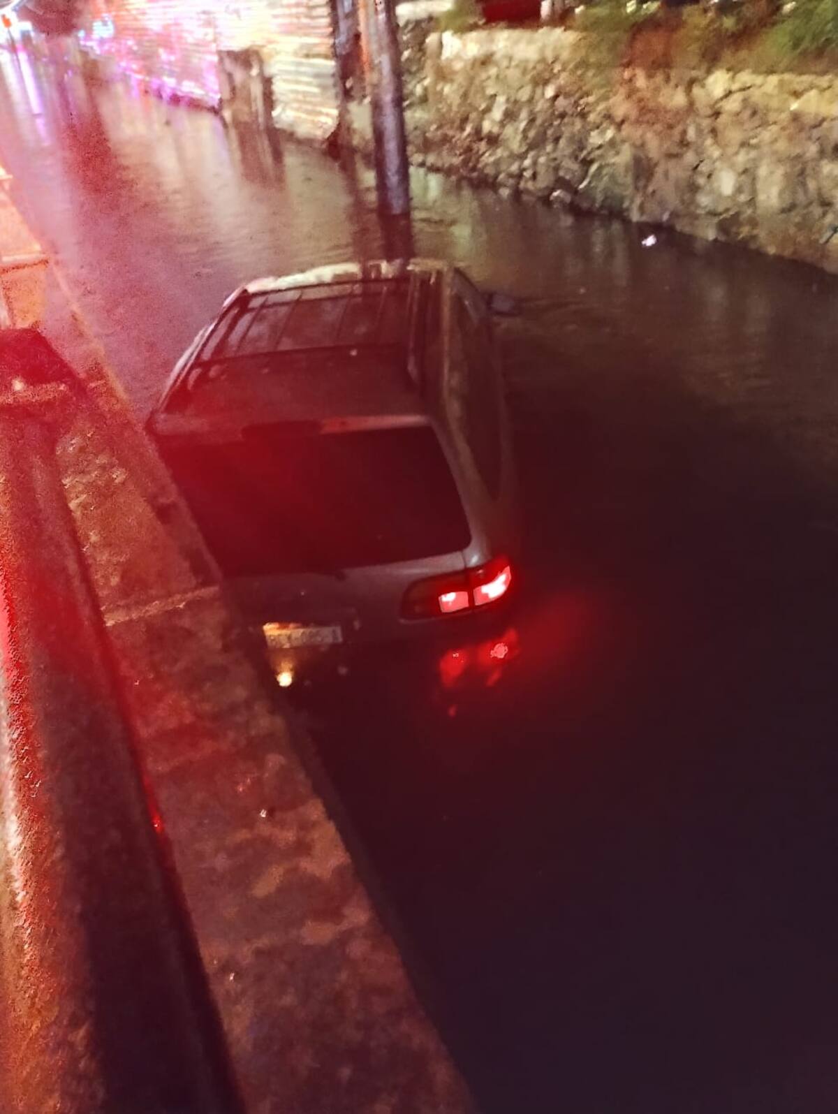 Encharcamiento en la zona Norte.