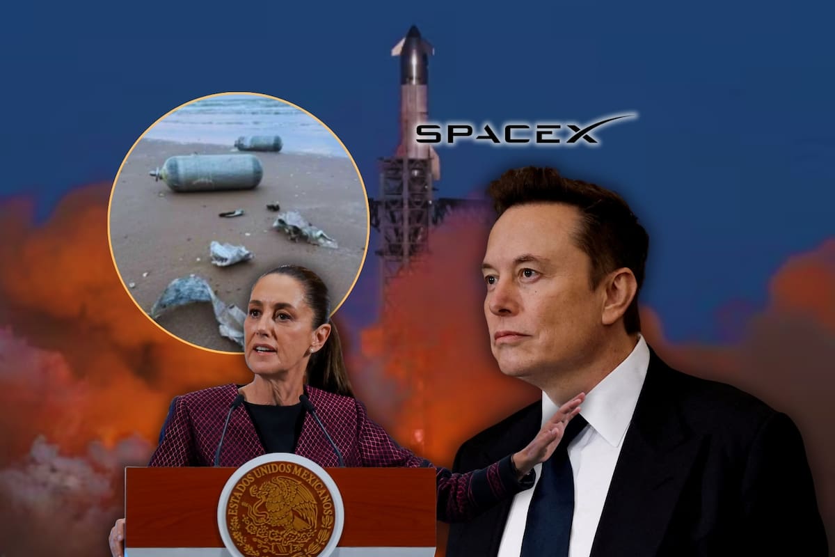 Claudia Sheinbaum podría presentar demanda internacional a SpaceX, empresa de Elon Musk, por basura espacial en territorio mexicano