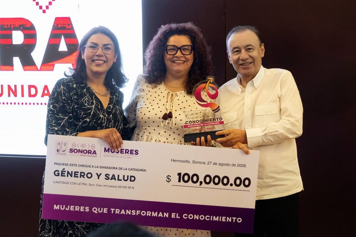 Tres investigadoras sonorenses son reconocidas en la primera edición del Premio Mujeres que Transforman el Conocimiento por sus aportaciones a la igualdad y la transformación social
