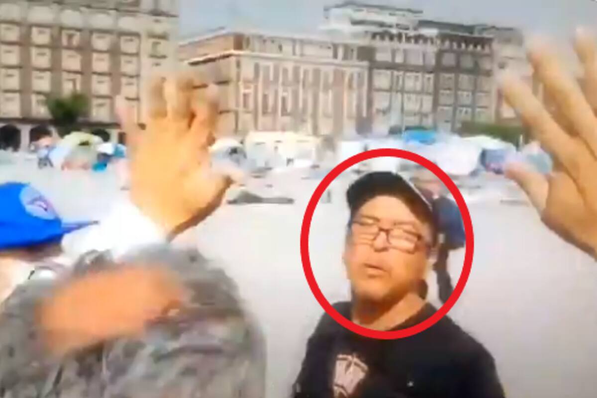 Supuesto integrante de Frenaaa escupe en la cara a adulto mayor