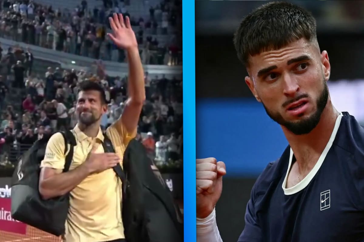 Novak Djokovic cae eliminado en su debut en el Masters de Roma 1000