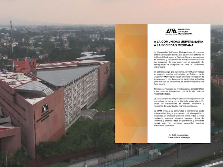 Amenazas de bomba llegan a la UAM: Ola de alertas falsas en universidades públicas