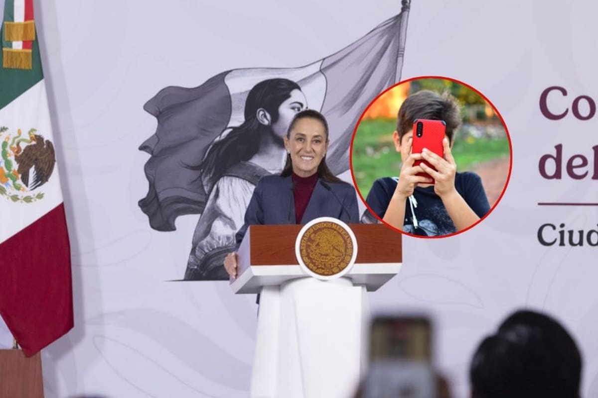 Sheinbaum afirma que padres de familia están de acuerdo con regular el uso de celulares en las escuelas