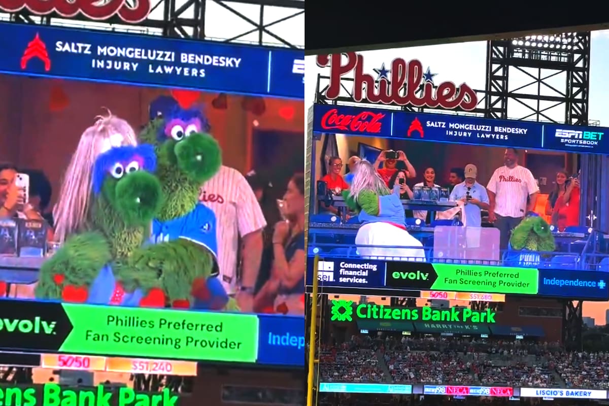 Mascota de las Grandes Ligas recrea video de “los infieles de Coldplay”