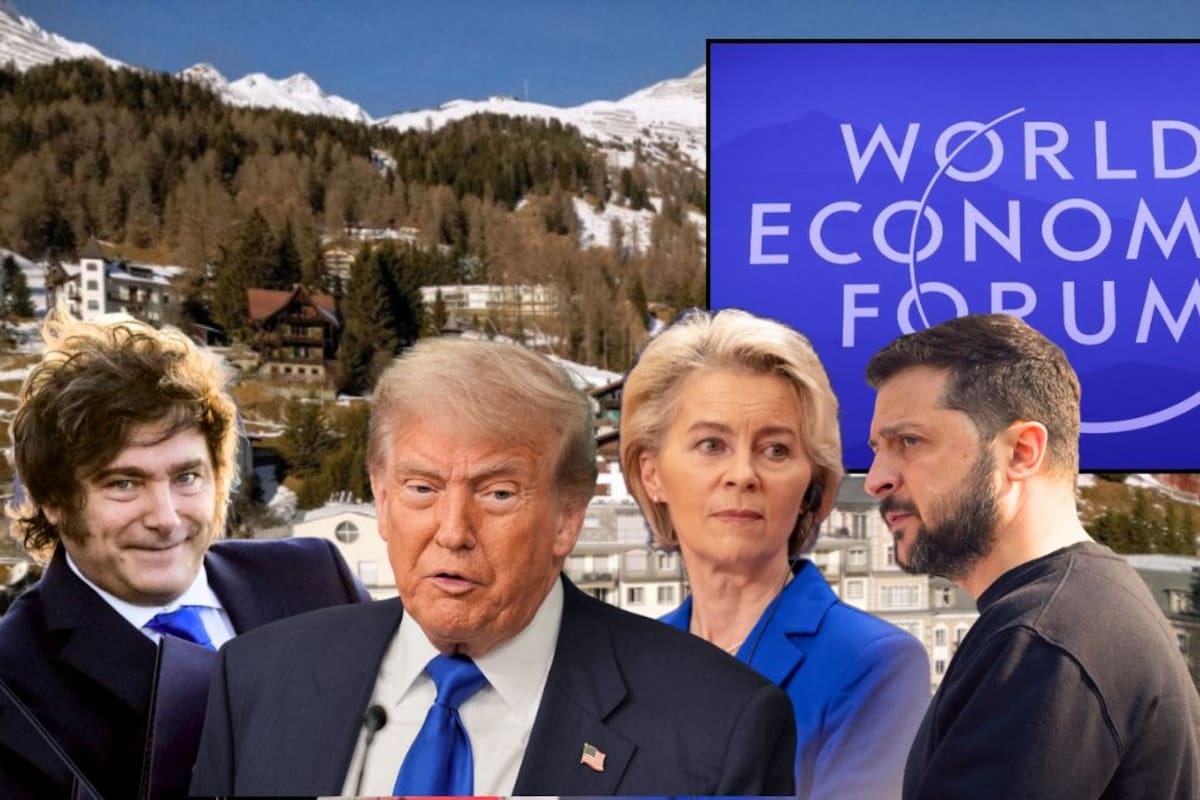 Trump, Zelensky, Milei y Von der Leyen se reunirán en el Foro de Davos en los Alpes suizos; han confirmado asistencia