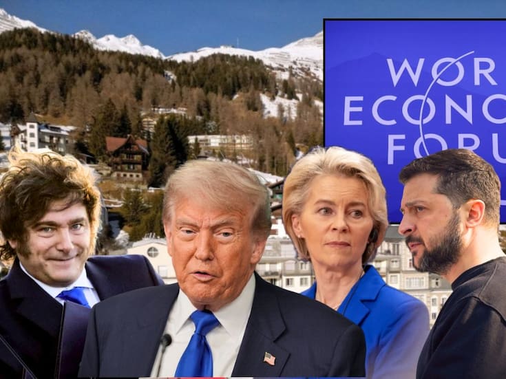 Trump, Zelensky, Milei y Von der Leyen se reunirán en el Foro de Davos en los Alpes suizos; han confirmado asistencia