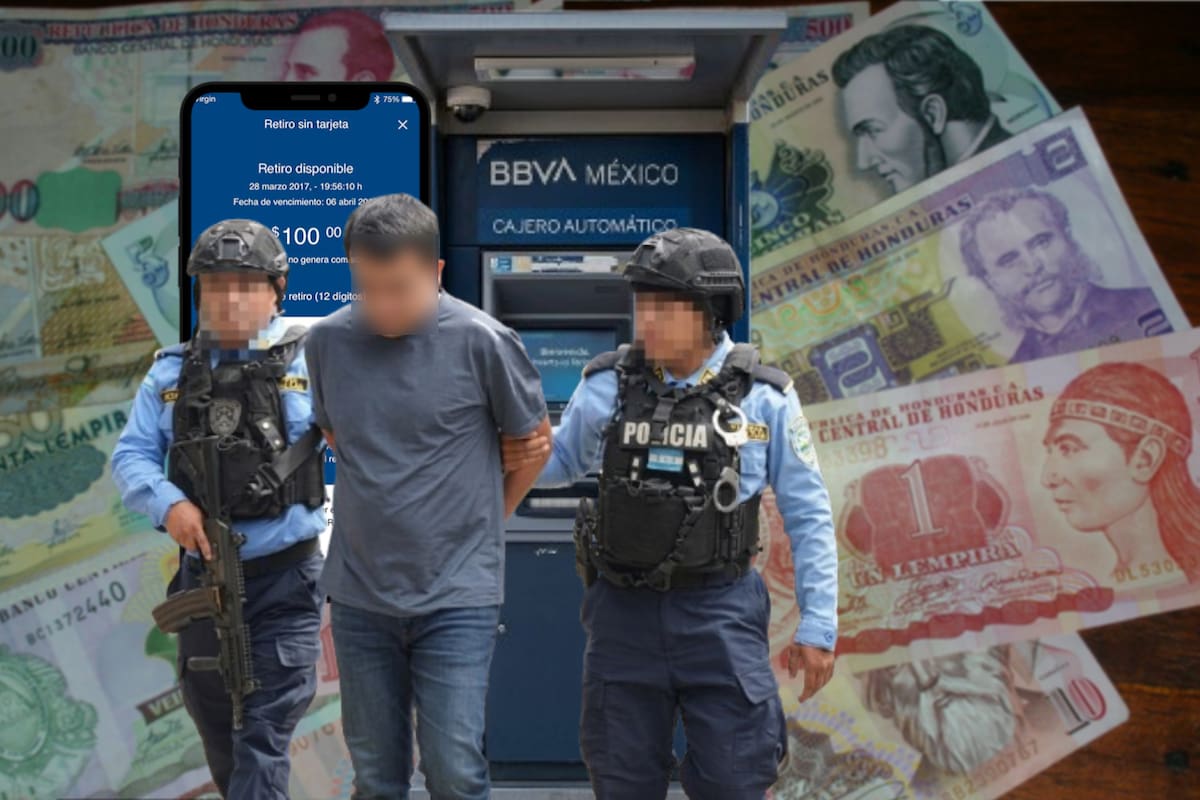Mexicano es arrestado en Honduras por retirar dinero sin tarjeta, usando solo su celular mientras lo acusan de “hackeo”