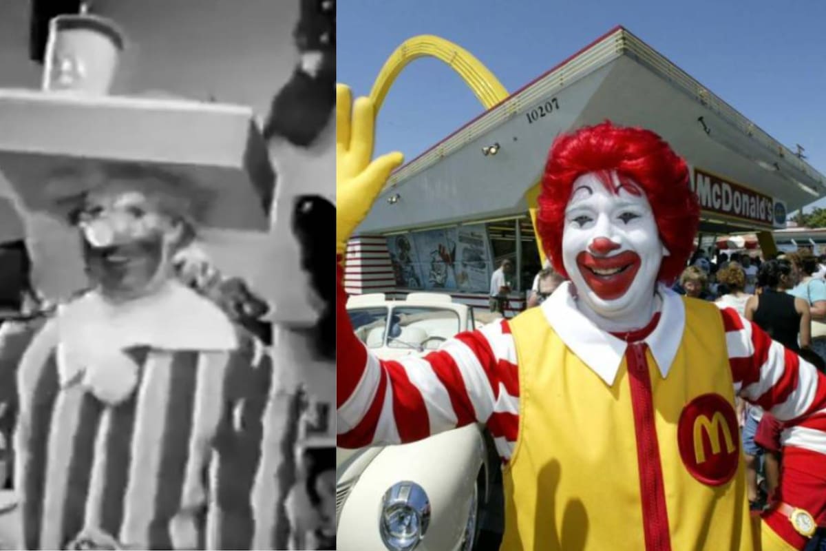 La historia de Ronald McDonald: el payaso que comenzó con un actor 'demasiado pesado'