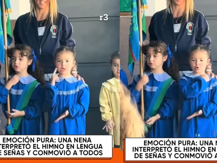 “Así se ve la verdadera inclusión.”: Niña argentina se convierte en orgullo nacional al interpretar el himno con lenguaje de señas