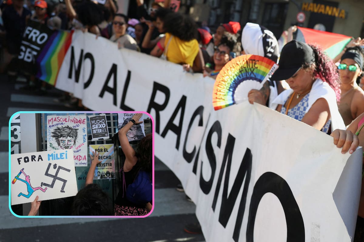 Miles de argentinos protestan contra Javier Milei por declaraciones en Davos sobre ideología de género y feminismo