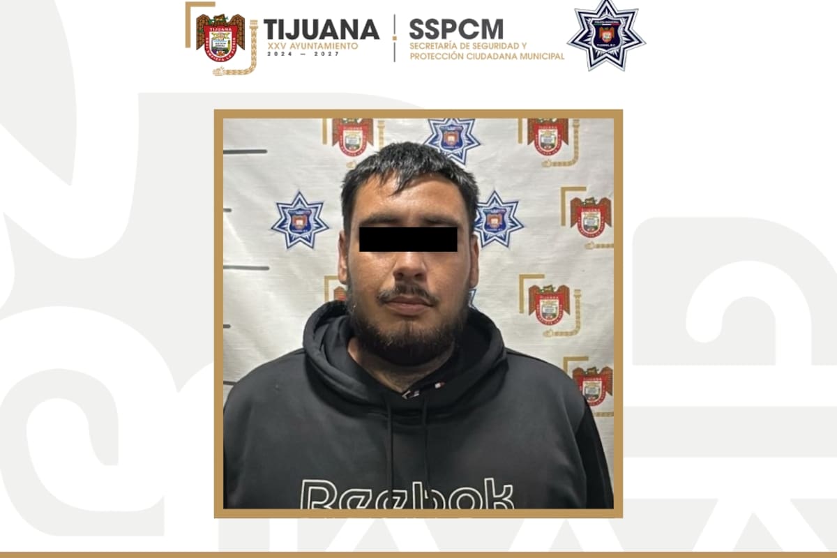 Arrestan en Tijuana a hombre con orden de aprehensión por homicidio calificado