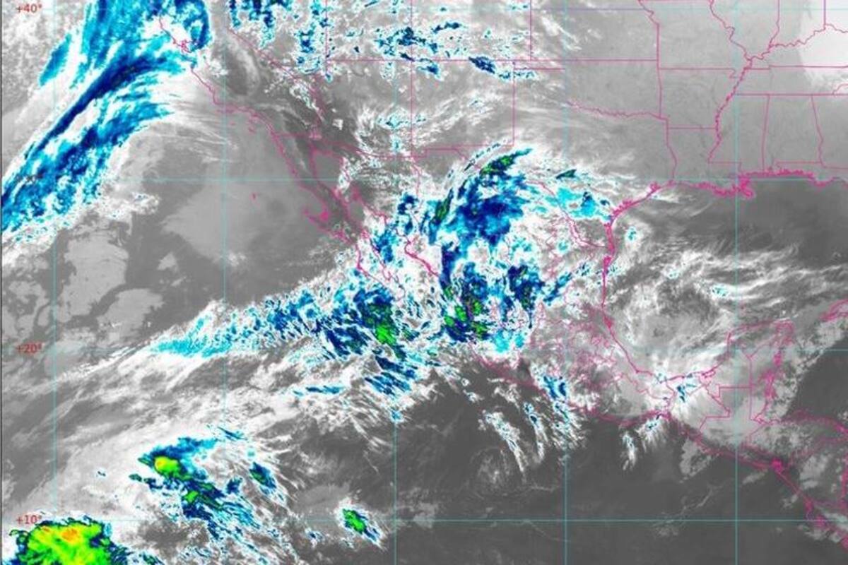 Prevén fuertes lluvias en Golfo y Sur del país y que se extienda Frente Frío