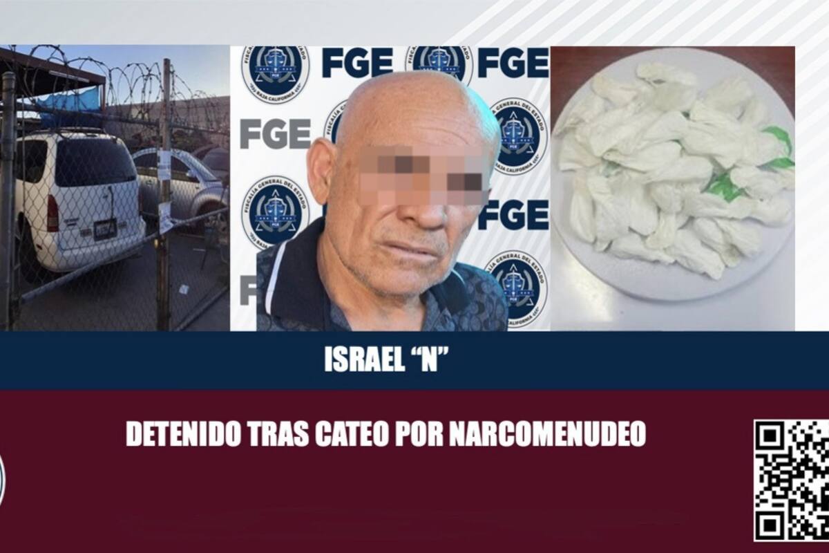 Cateo en Valle Dorado culmina con la detención de un hombre y decomiso de droga