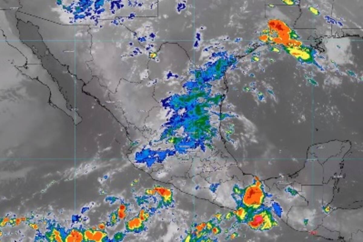 Clima México: Se prevén lluvias muy fuertes en Chiapas, Coahuila,Nuevo León, San Luis Potosí y Tamaulipas