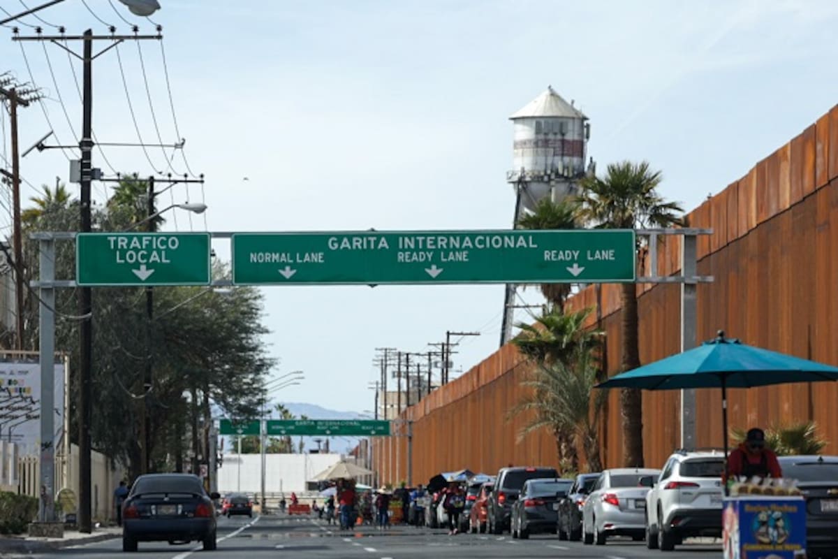 Cruce ágil esta mañana en garitas de Calexico