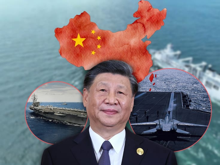 China concentra sus dos portaaviones más importantes en el mar Amarillo y activa señales de un ejercicio naval conjunto con impacto regional
