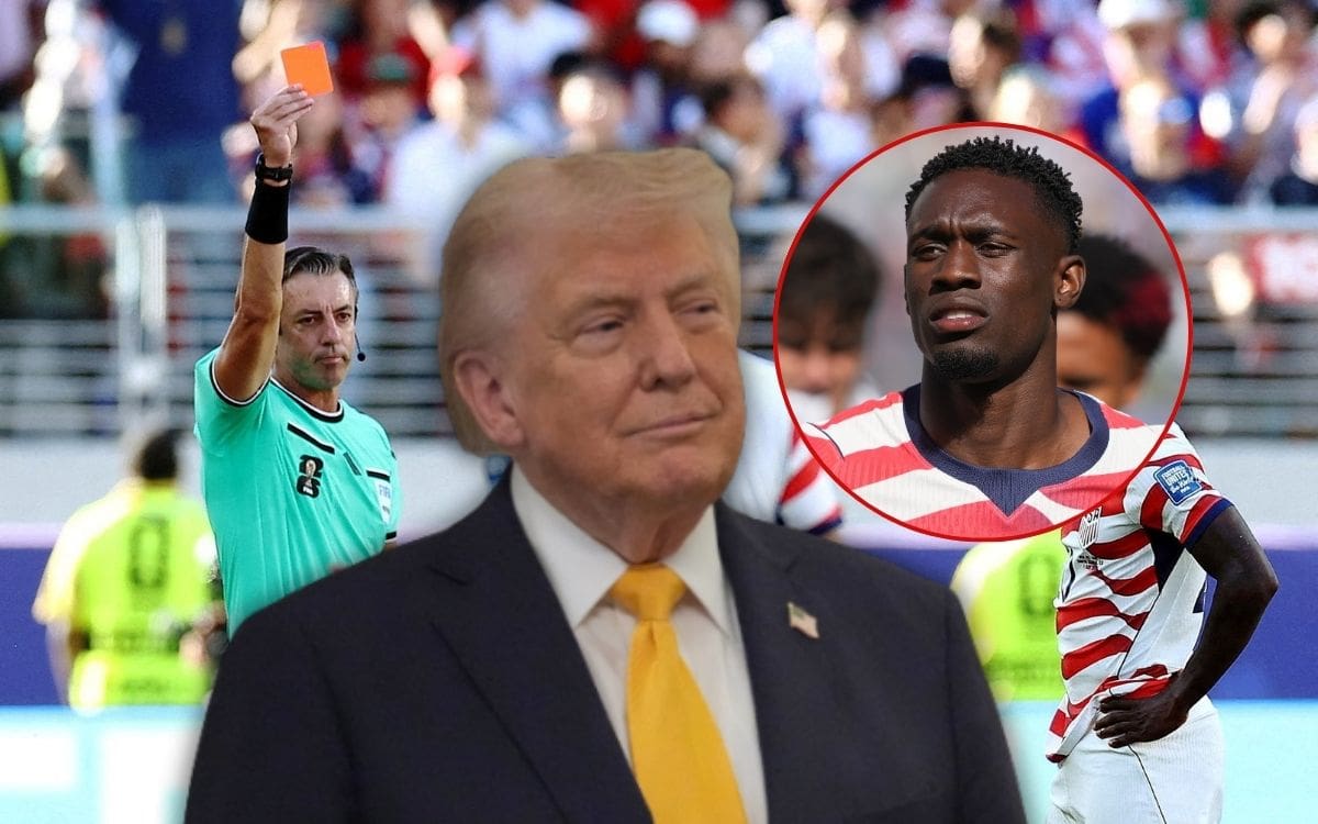 Trump admite que pidió a Infantino revisar la roja de Balogun; FIFA mantuvo la expulsión, pero suspendió el castigo. | Crédito: REUTERS
