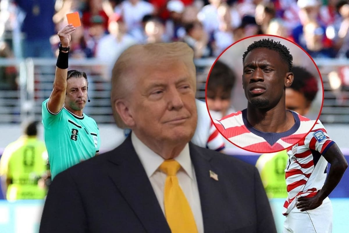 Trump admite que le pidió a Gianni Infantino revisar la tarjeta roja de Balogun; FIFA mantuvo la expulsión, pero suspendió el castigo